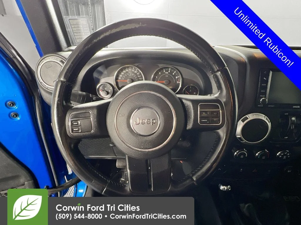 Used 2016 Blue Jeep Unlimited Rubicon image 8