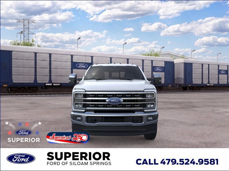 New 2026 Star White Metallic Tri-Coat Ford LARIAT image 1