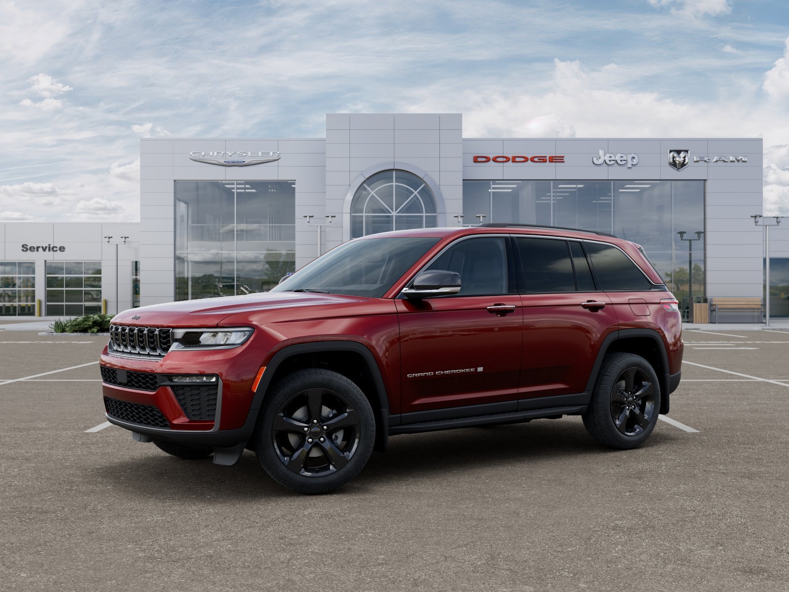 New 2026 Velvet Red Pearl-Coat Exterior Paint Jeep Limited image 33