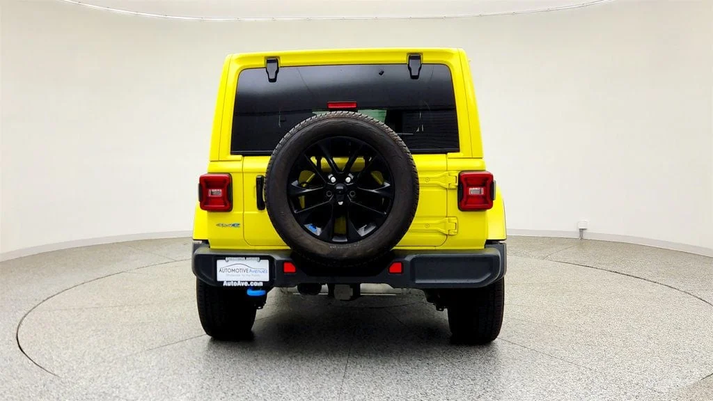 Used 2023 High Velocity Clearcoat Jeep Sahara 4x4 w/ Cold Weather Group & Body-Color Hard Top image 6
