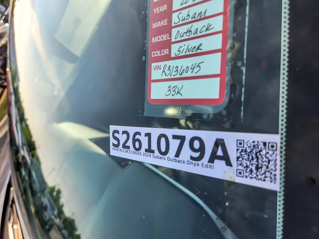 Used 2024 Silver Subaru Onyx Edition image 25