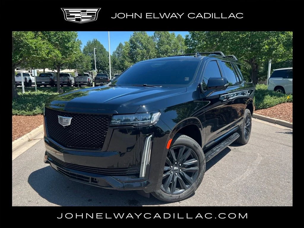 Used 2021 Black Cadillac Sport image 1
