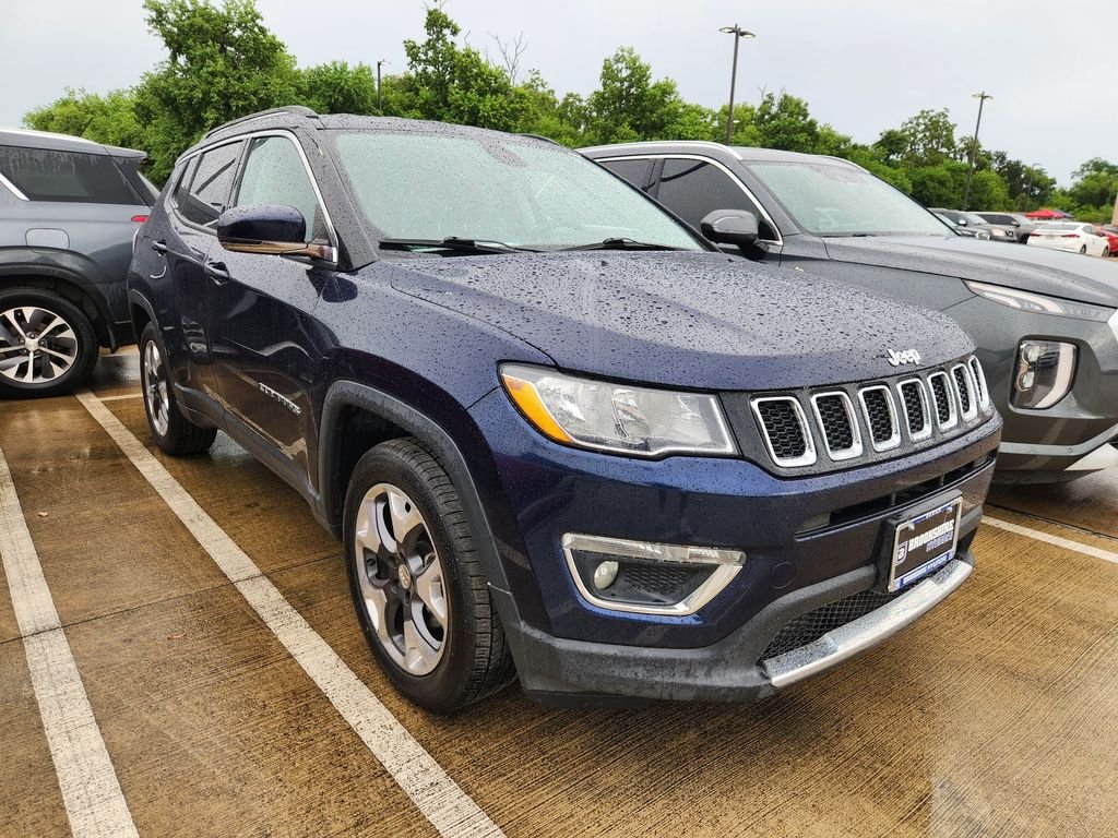 Used 2020 Jazz Blue Pearlcoat Jeep Limited image 3