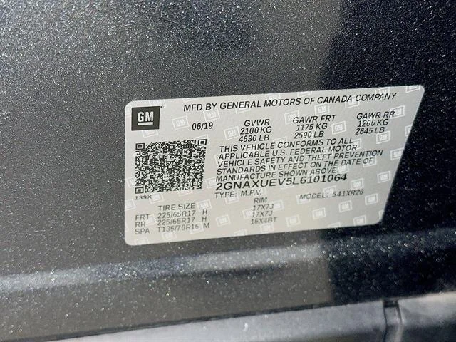 Used 2020 NIGHTFALL GRAY METALLIC Chevrolet LT image 31