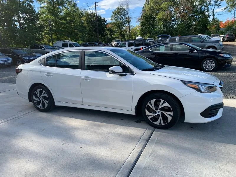 Used 2021 White Subaru Premium Sedan 4D image 14