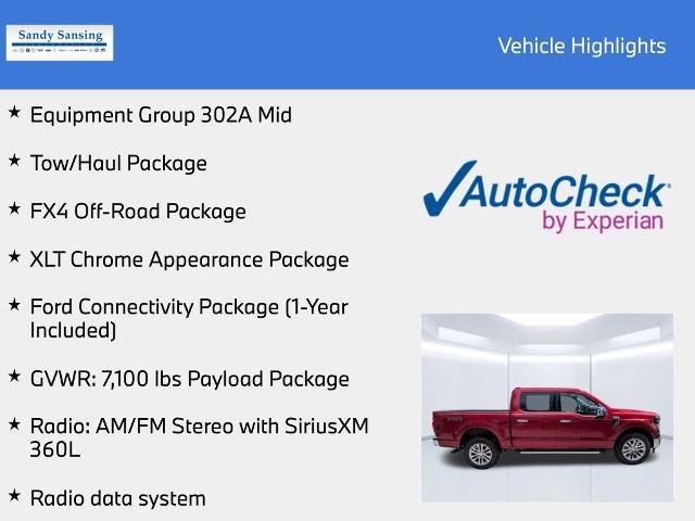 New 2026 Ruby Red Metallic Tinted Clearcoat Ford XLT image 9