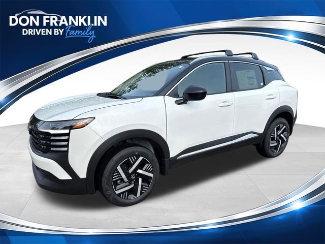New 2026 Aspen White TriCoat / Super Black Two-tone Nissan SV image 1