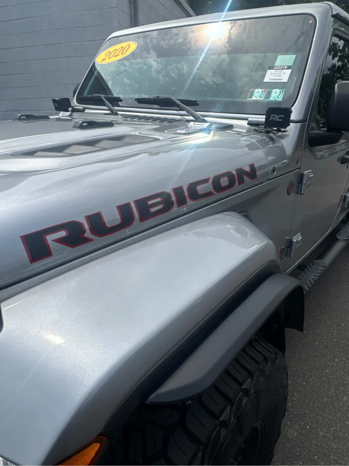 Used 2020 Billet Silver Clearcoat Metallic Jeep Rubicon image 19