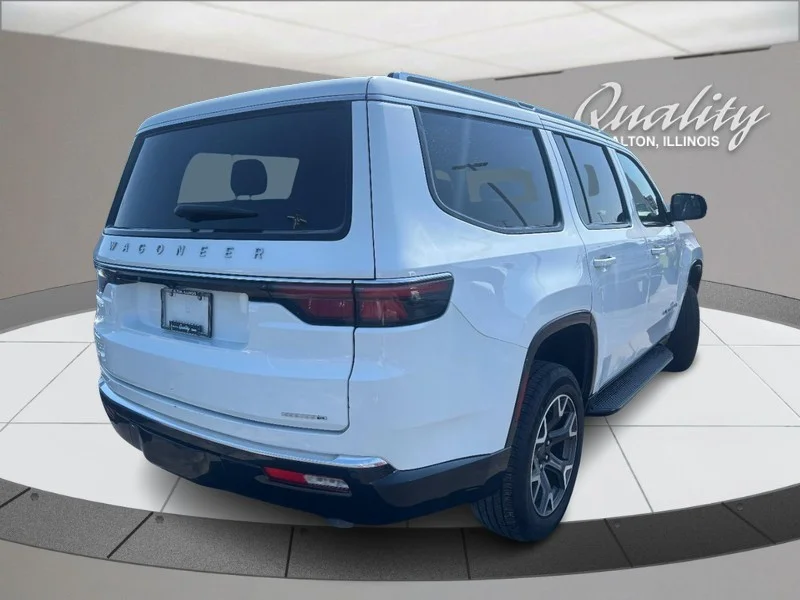 Used 2024 Bright White Clearcoat Jeep Series III image 4