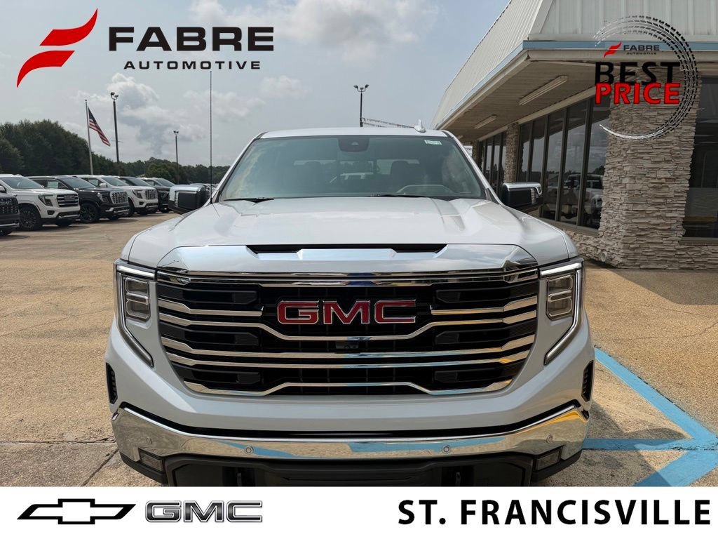 New 2026 Glacier White Tricoat GMC SLT image 1