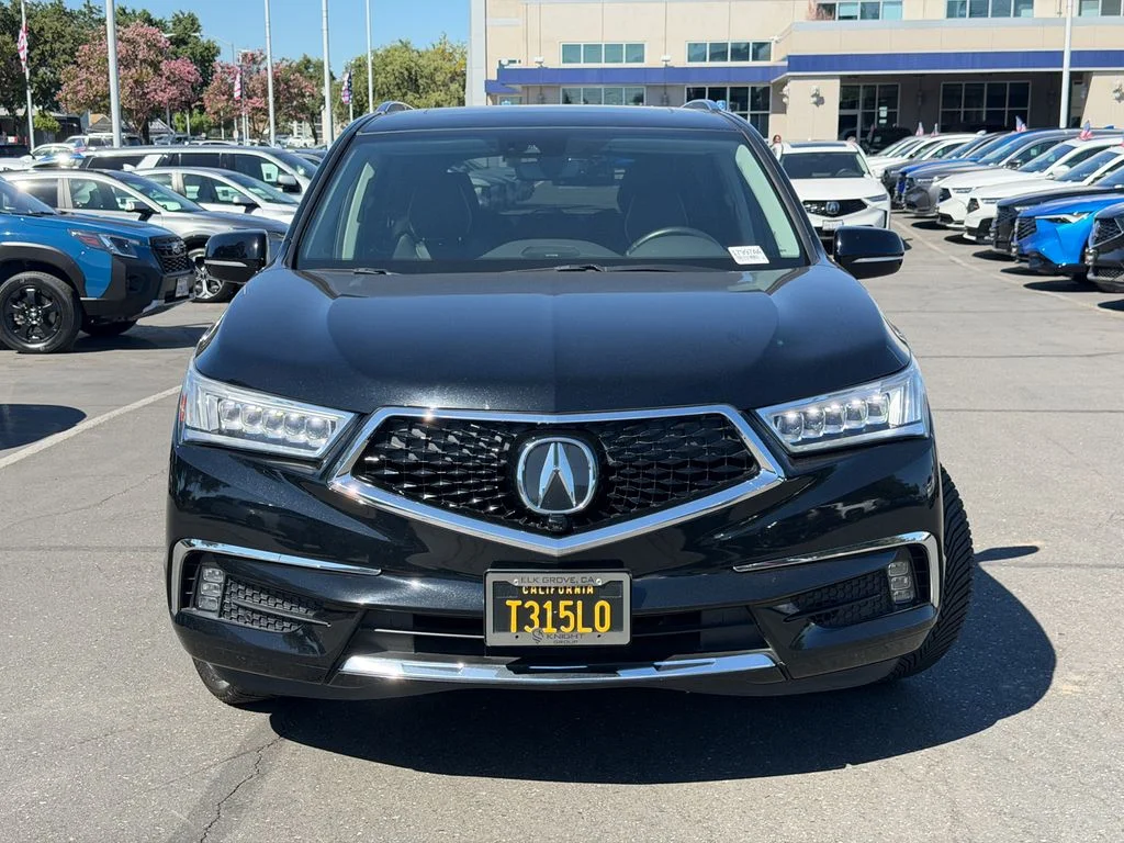 Used 2019 Majestic Black Pearl Acura 3.5L Advance Pkg w/Entertainment Pkg image 3