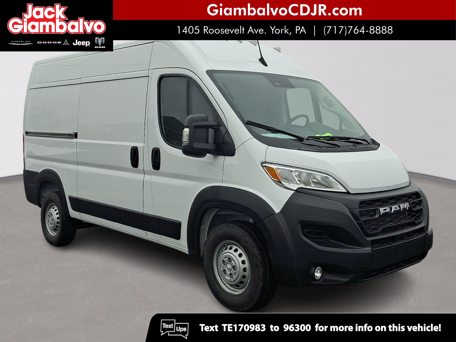 2026 RAM ProMaster Cargo Van Tradesman