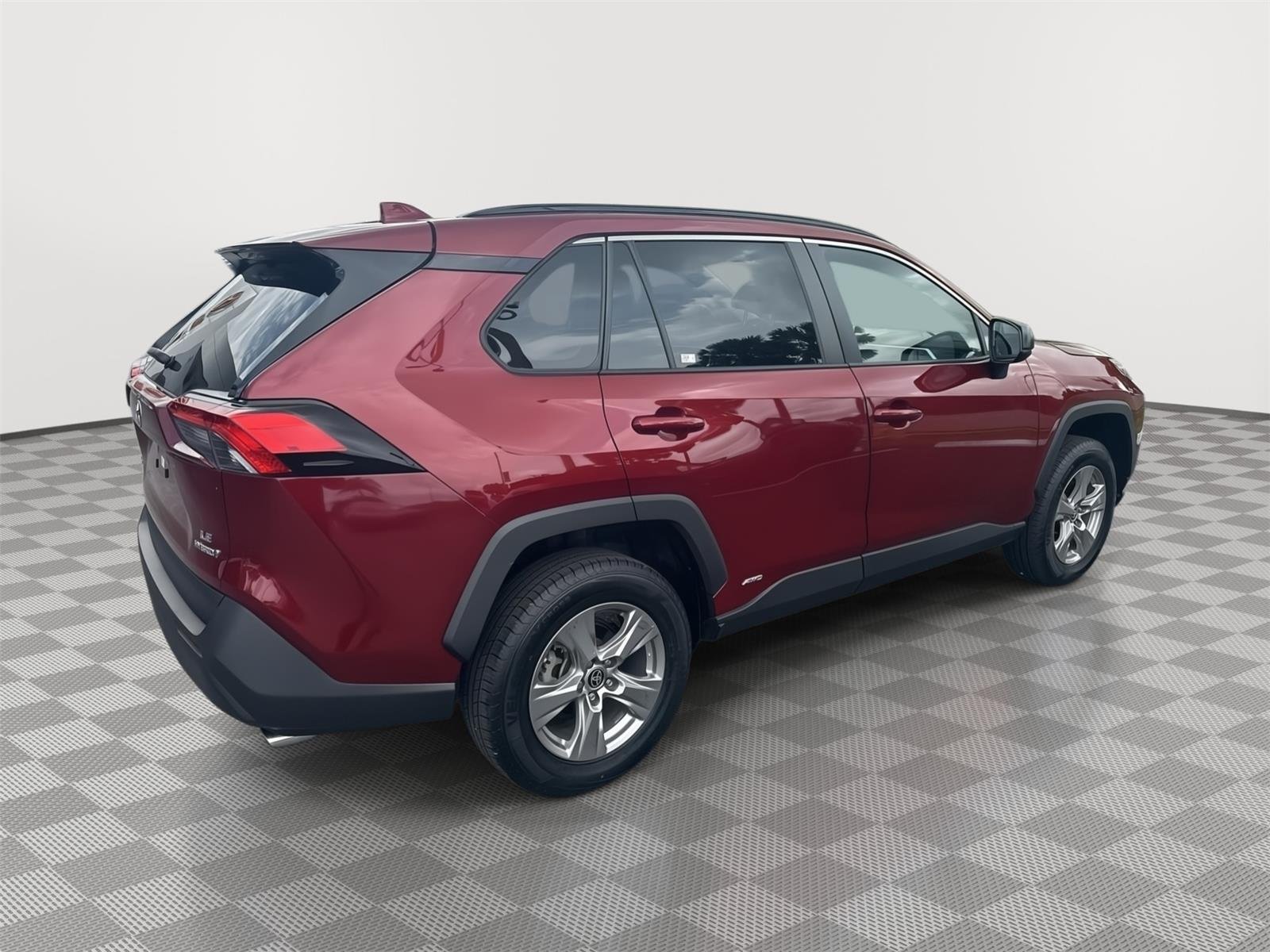 Used 2024 Ruby Flare Pearl Toyota Hybrid LE image 4