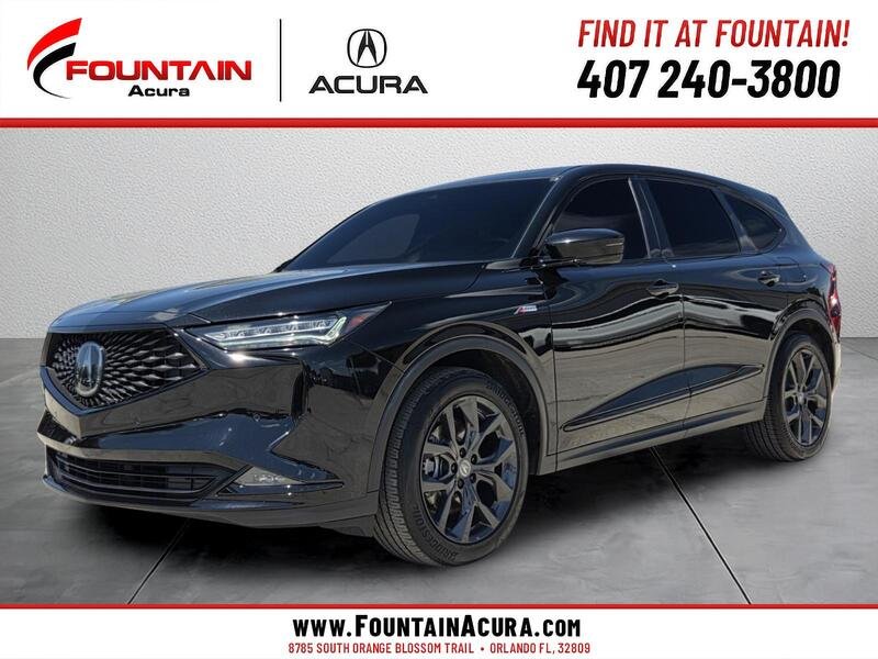 Used 2024 Majestic Black Pearl Acura SH-AWD A-SPEC image 1