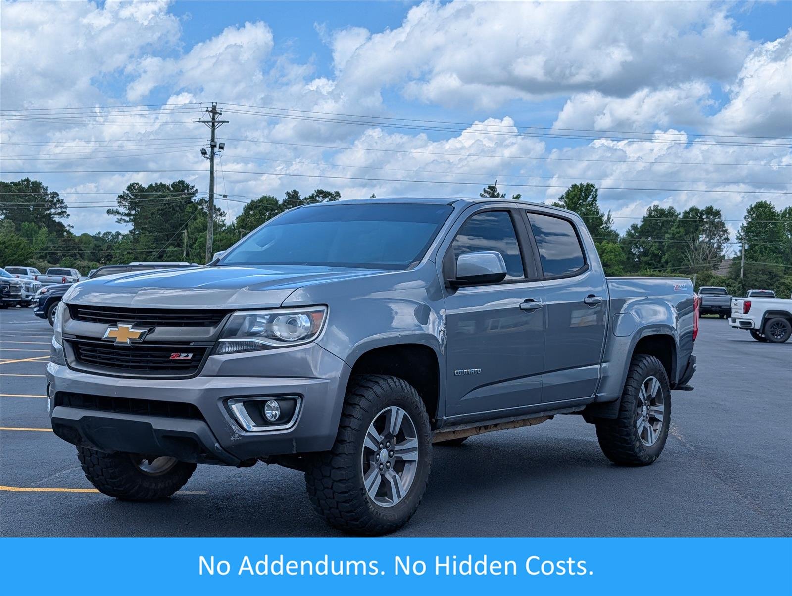 Used 2018 STERLING GRAY METALLIC Chevrolet 4WD Z71 image 1