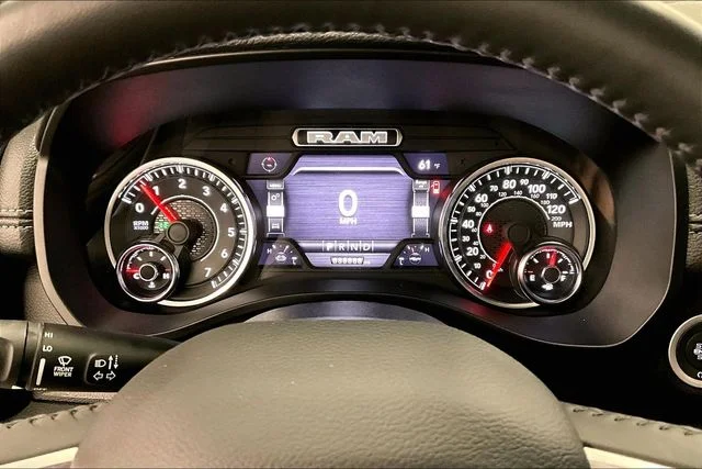 Used 2023 Diamond Black Crystal Pearlcoat Ram Laramie image 26