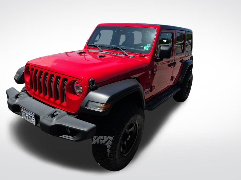 Used 2021 Red Jeep Unlimited Sport S image 7