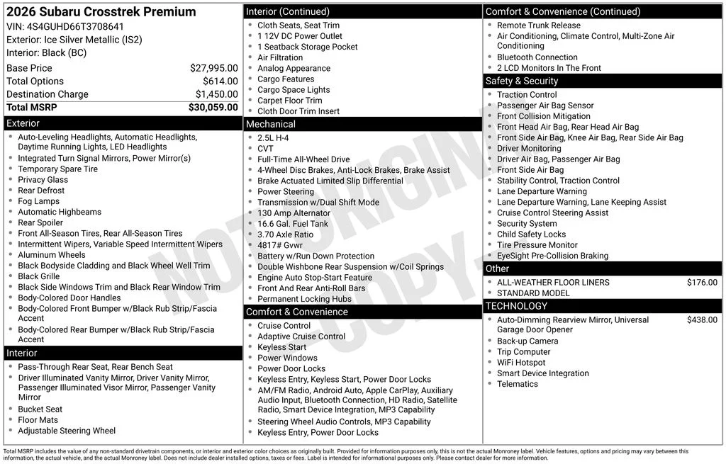 Certified Used 2026 Silver Subaru Premium image 42
