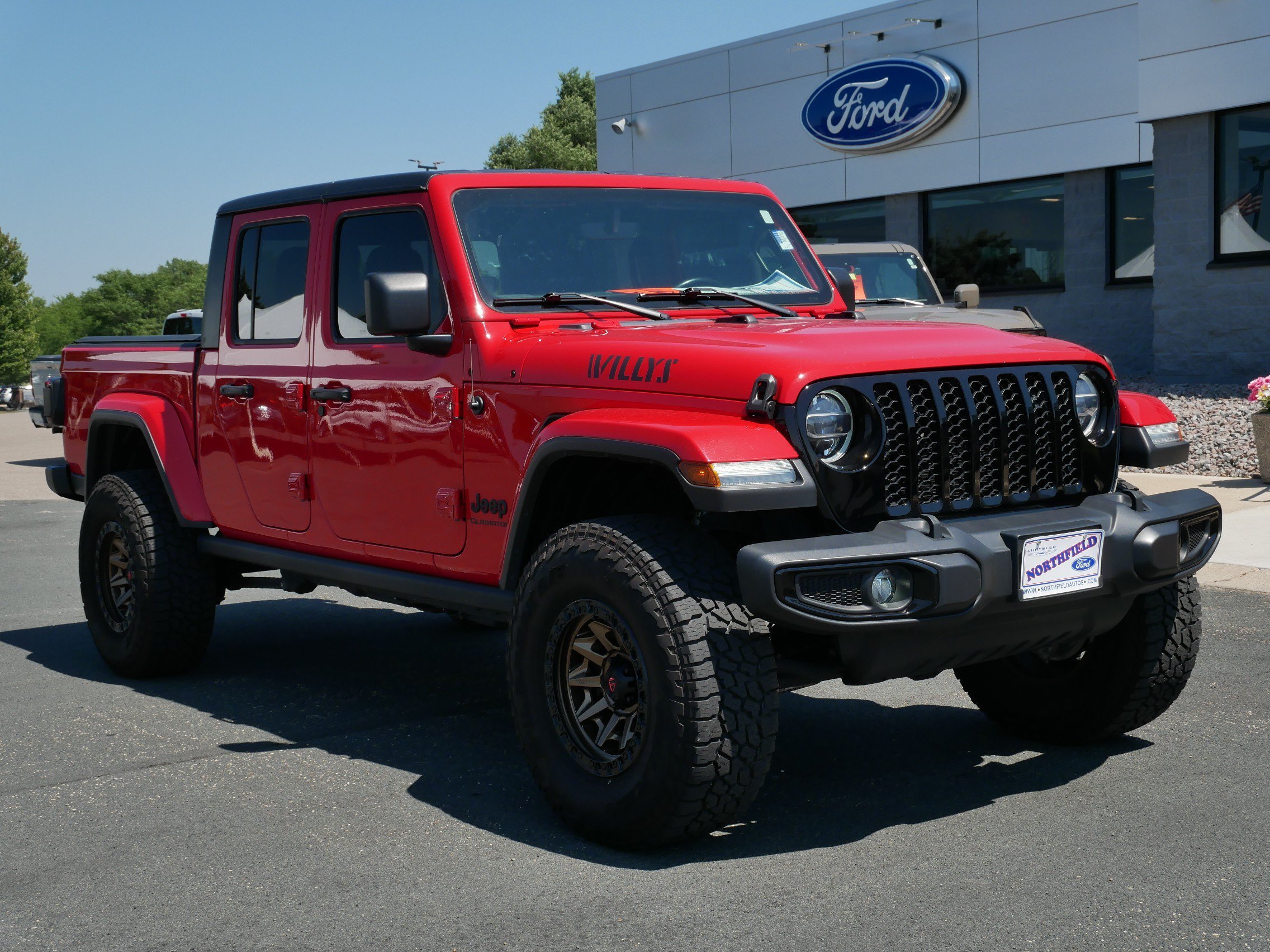 Used 2021 Jeep Gladiator WILLYS with VIN 1C6HJTAG7ML537375 for sale in Northfield, Minnesota
