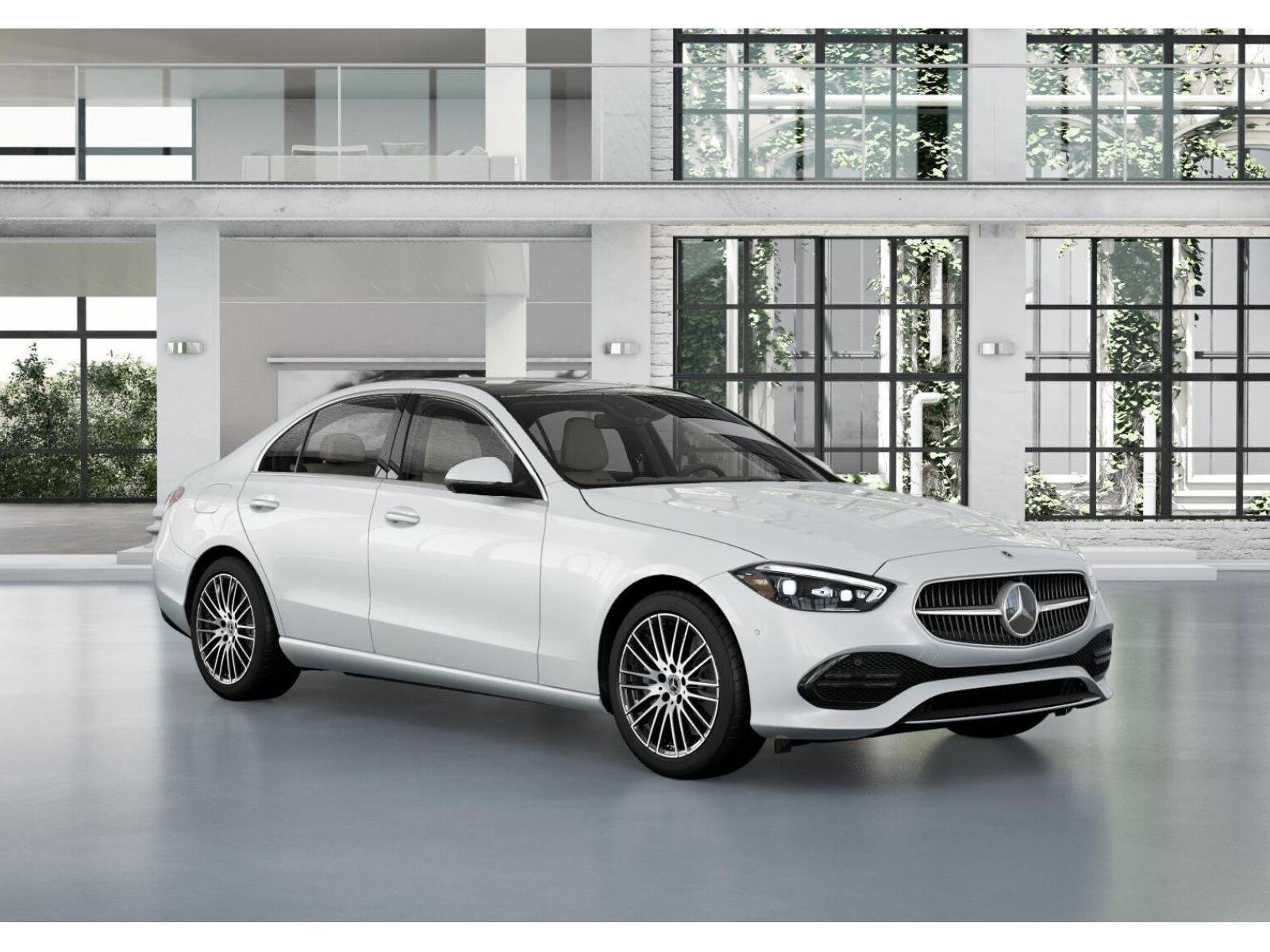 New 2026 MANUFAKTUR Moonlight White Metallic Mercedes-Benz C 300 4MATIC® Sedan image 11