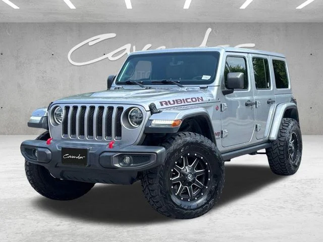 Used 2020 Silver Jeep Unlimited Rubicon image 1