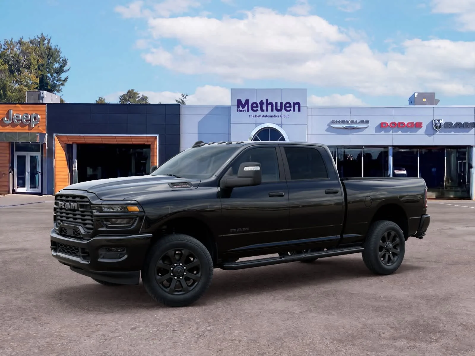 New 2026 Diamond Black Crystal Pearlcoat Ram Big Horn image 2
