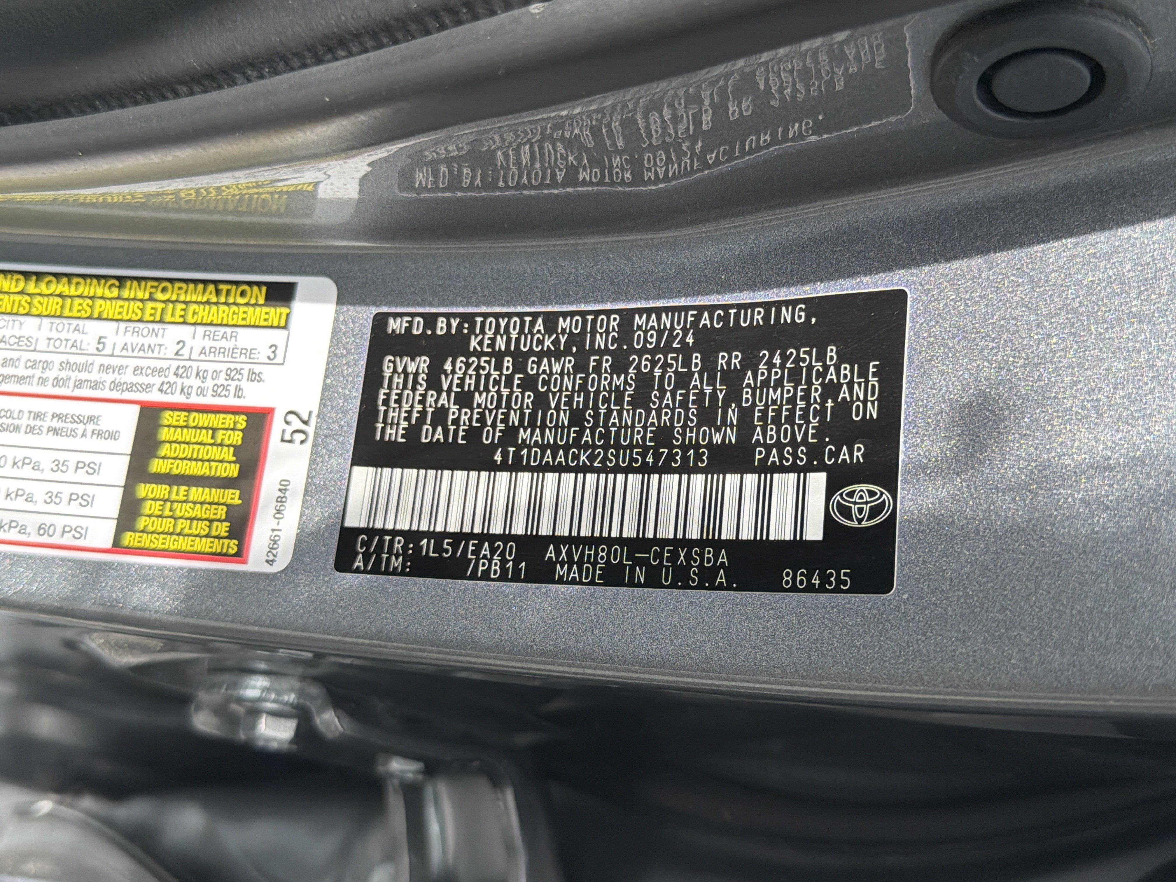 Certified Used 2025 Heavy Metal Toyota SE image 30