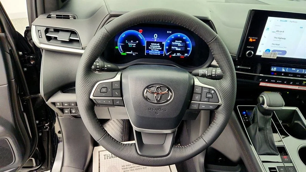 Used 2026 Midnight Black Metallic Toyota Platinum AWD 7-Seater w/ 1080p HD Rear Seat Entertainment image 14