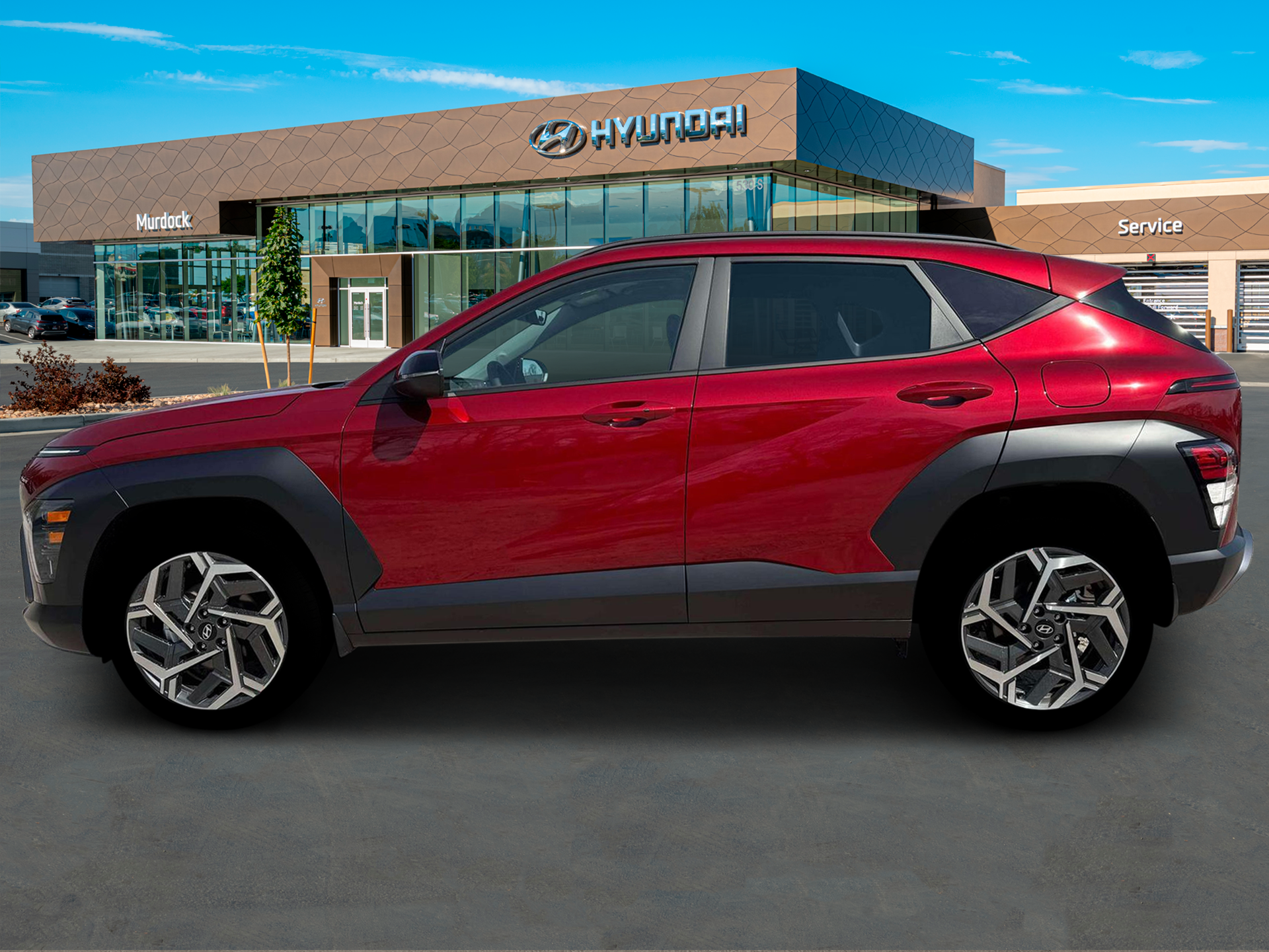 New 2026 Ultimate Red Metallic Hyundai SEL Premium AWD image 3