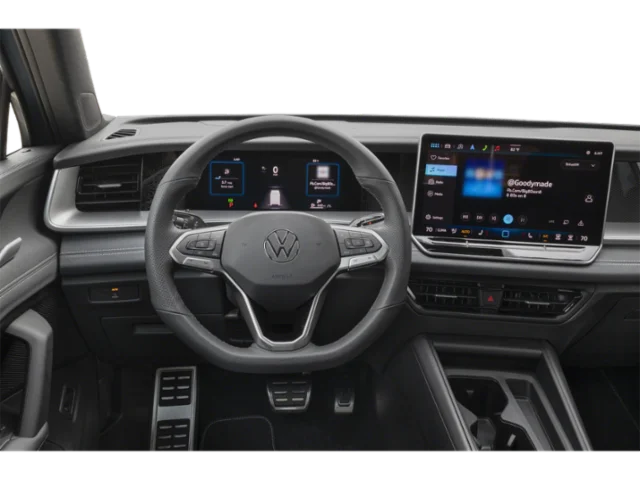 New 2026 Sandstone W/Deep Black Roof Volkswagen 2.0T SE R-Line Black image 6