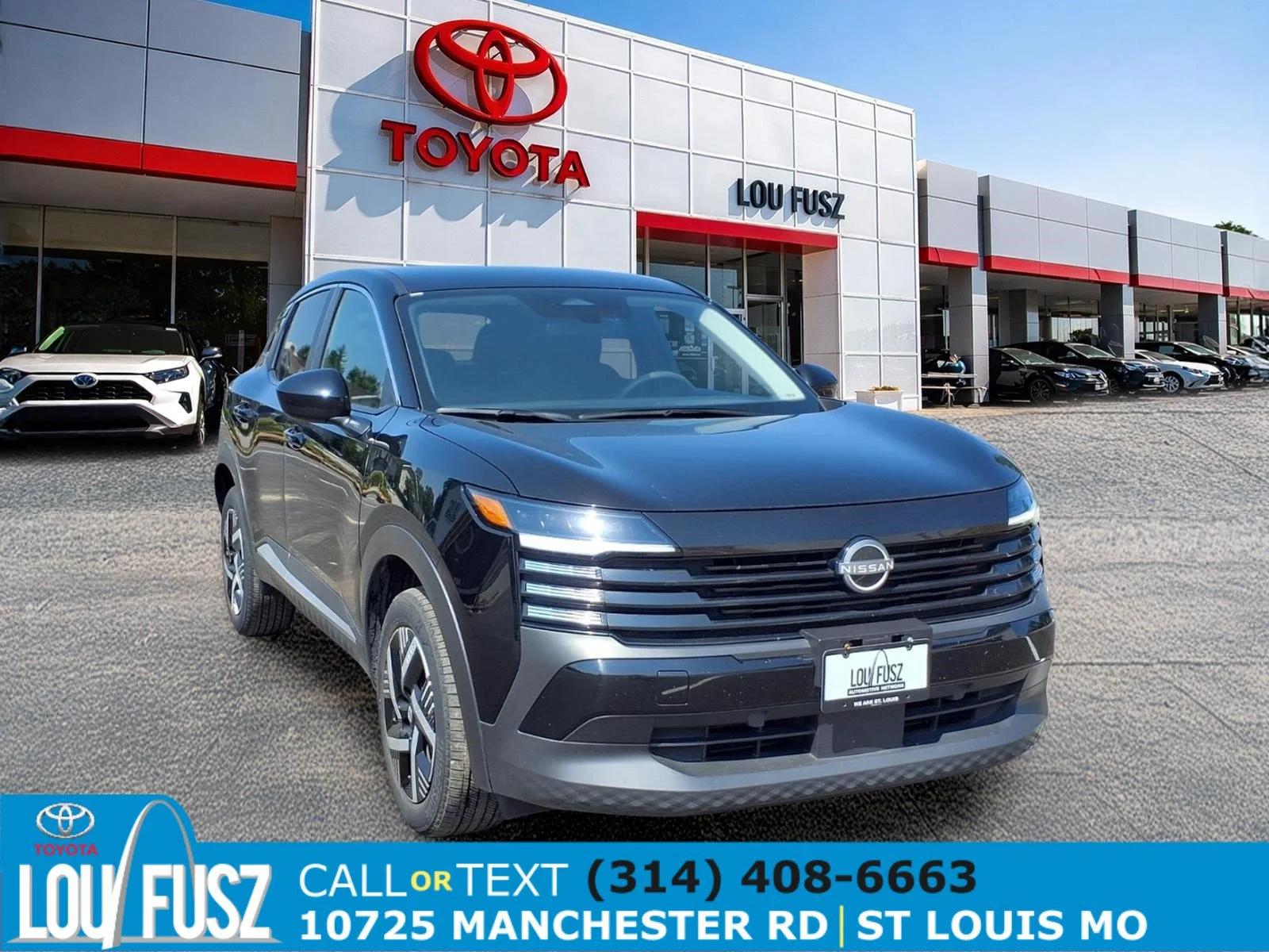 Used 2025 Super Black Nissan SV image 1