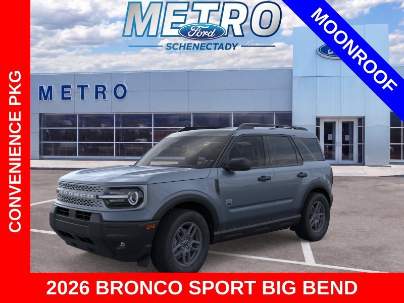 New 2026 Azure Gray Metallic Tri-Coat Ford Big Bend image 2
