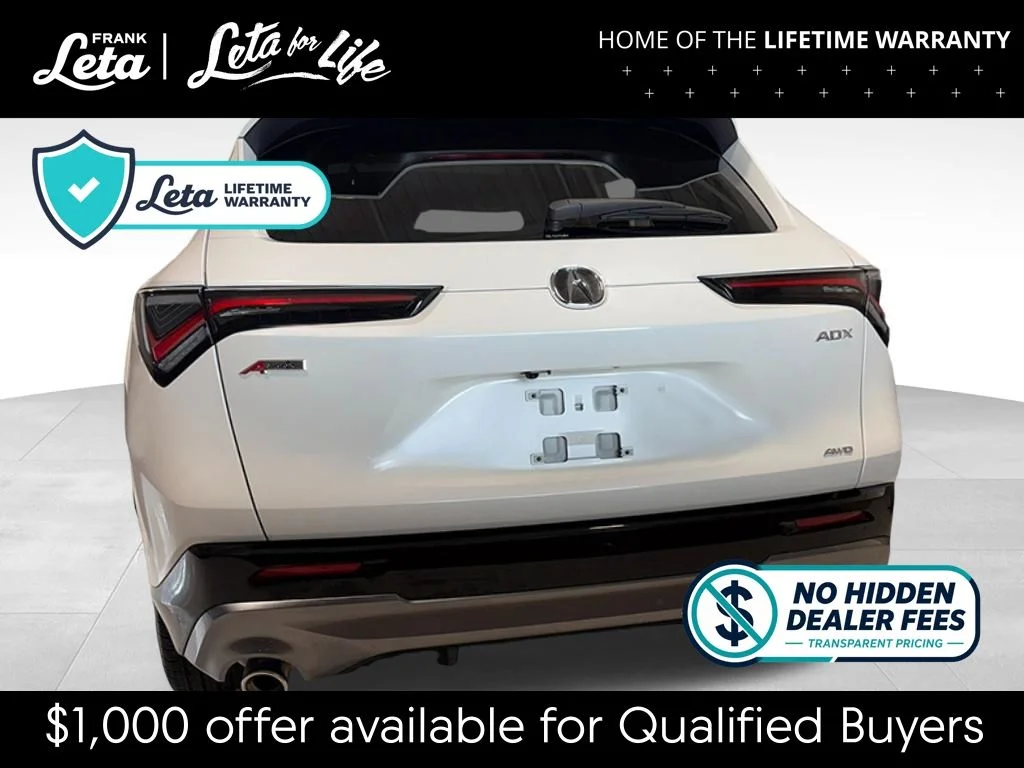 New 2026 Platinum White Pearl Acura A-Spec Package image 4