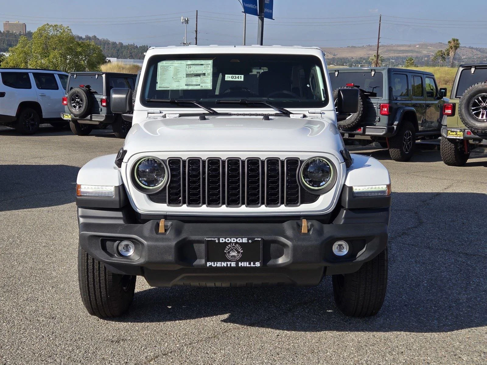 New 2026 Bright White Clear-Coat Exterior Paint Jeep 85th Anniversary image 2