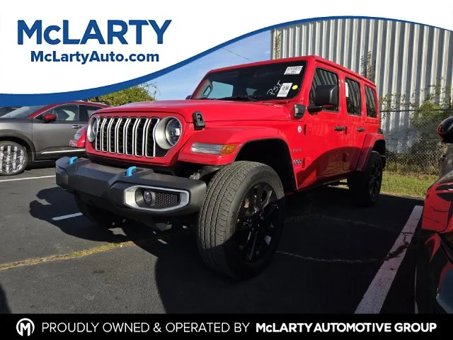 Used 2024 Red Jeep Sahara 4xe image 1