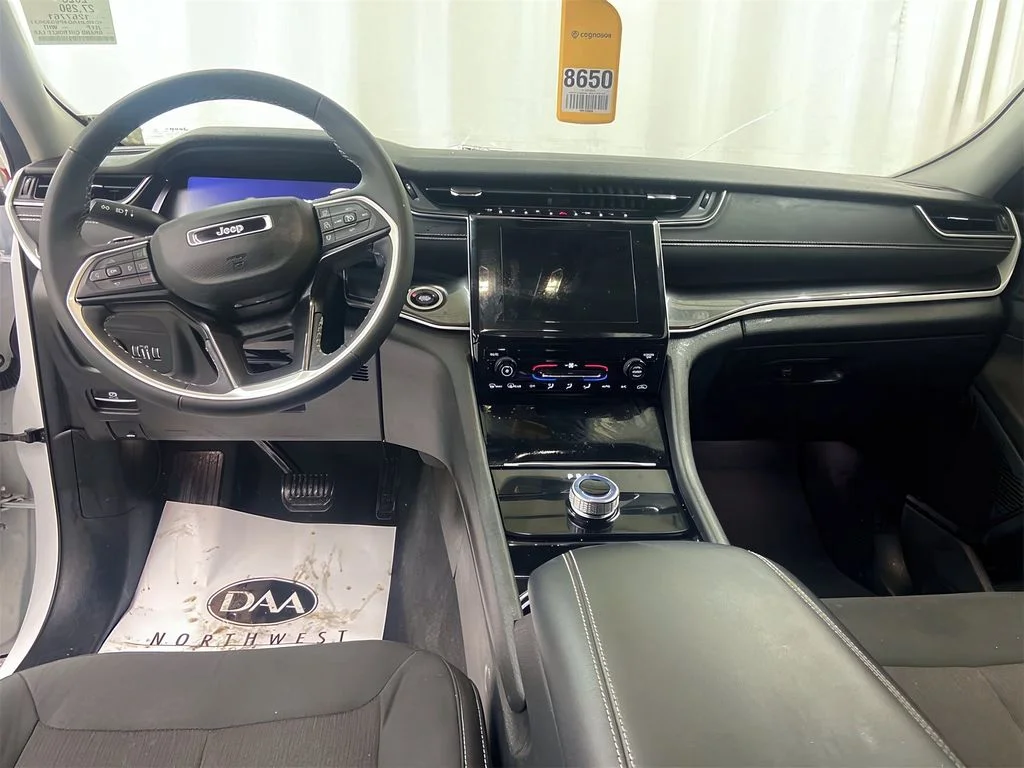 Used 2023 Bright White Clearcoat Jeep Laredo image 5