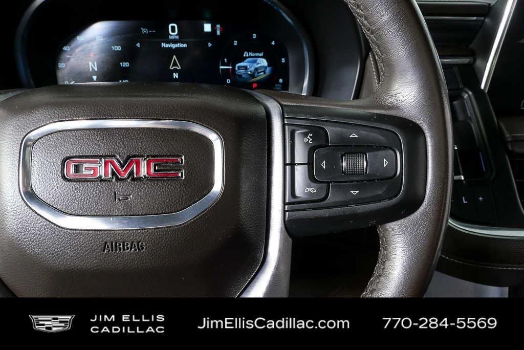 Used 2023 White Frost Tricoat GMC SLT image 11