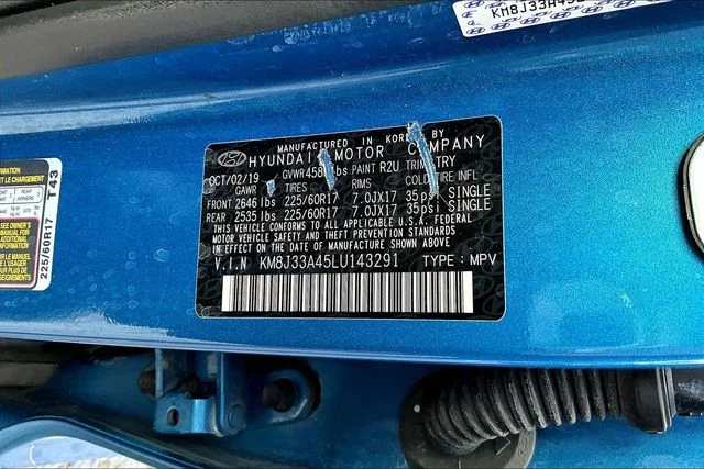 Certified Used 2020 Blue Hyundai Value image 5