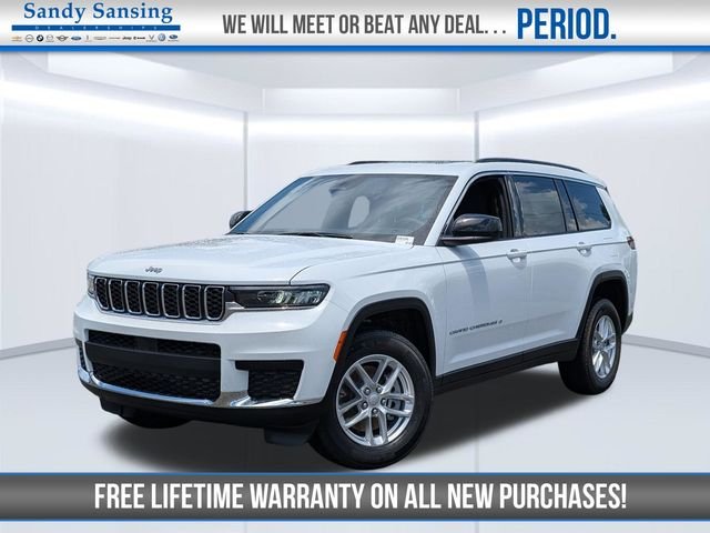 New 2026 Bright White Clear-Coat Exterior Paint Jeep Laredo X image 1