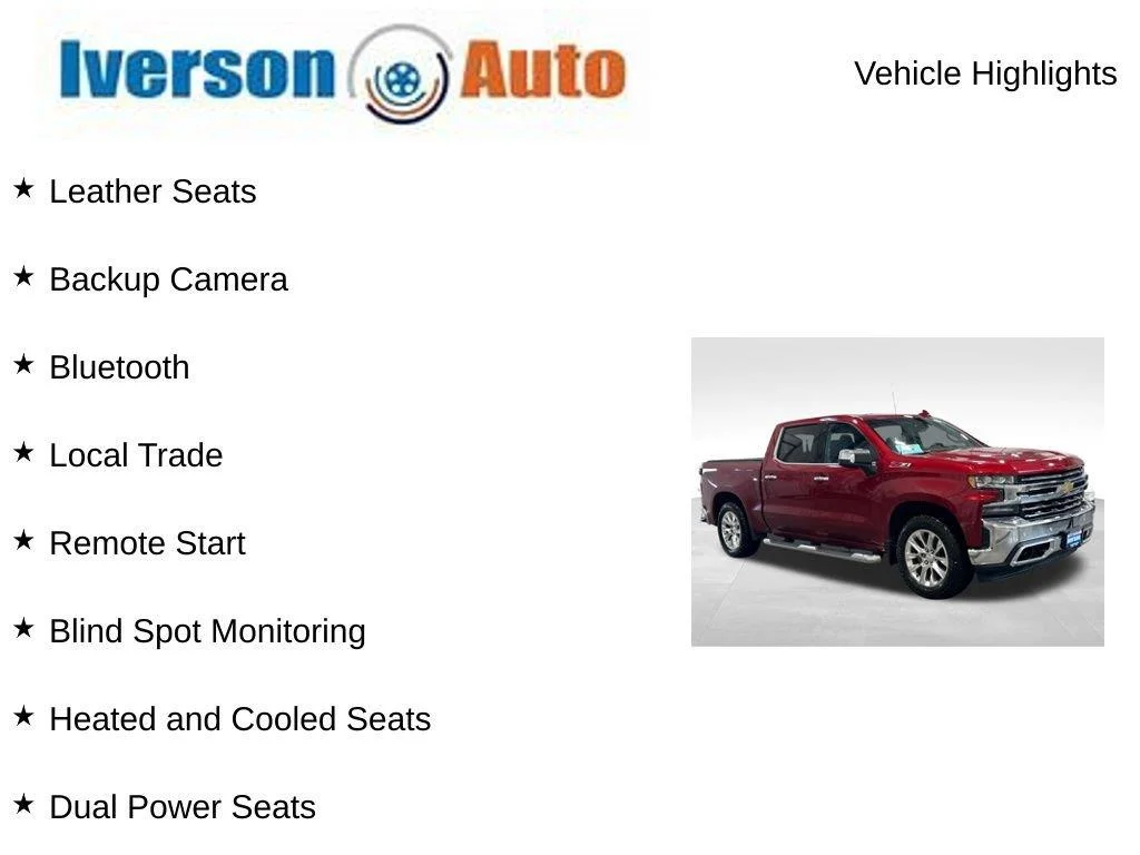 Used 2021 Cherry Red Tintcoat Chevrolet LTZ image 2