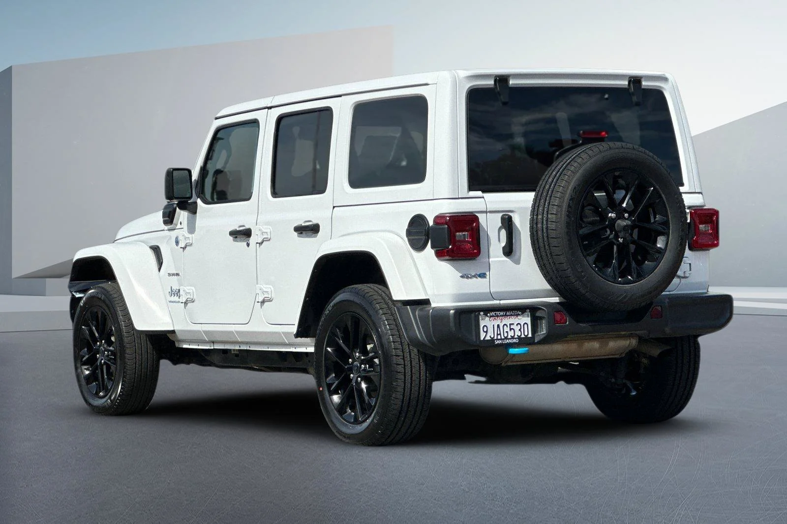 Used 2024 Bright White Clearcoat Jeep Sahara 4xe image 6