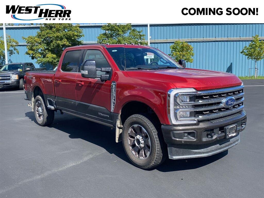 Used 2024 Rapid Red Metallic Tinted Clearcoat Ford King Ranch image 1