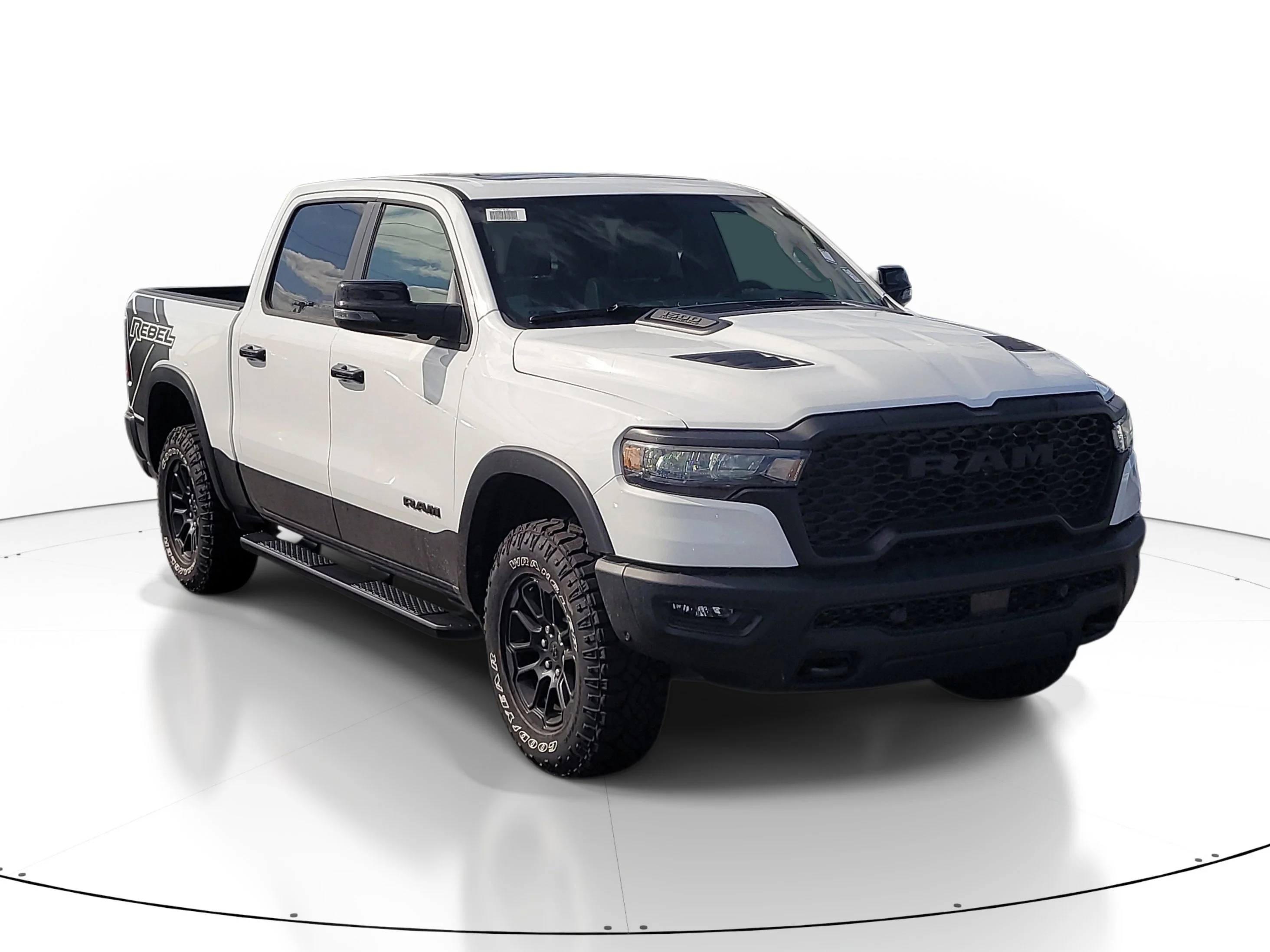 New 2026 Bright White Clearcoat Ram Rebel image 2