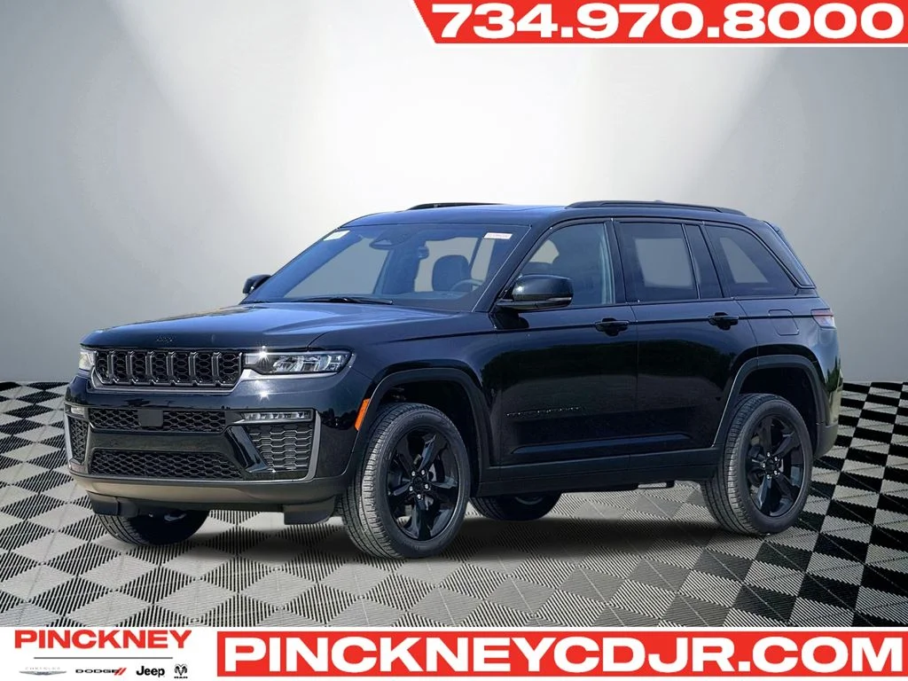 New 2026 Diamond Black Crystal Pearlcoat Jeep Limited image 1