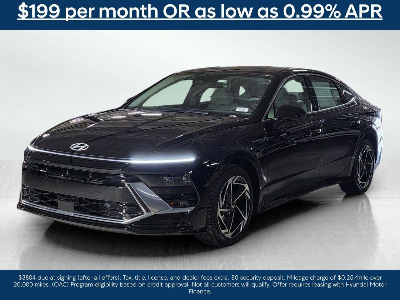 New 2026 Abyss Black Hyundai SEL Sport image 3