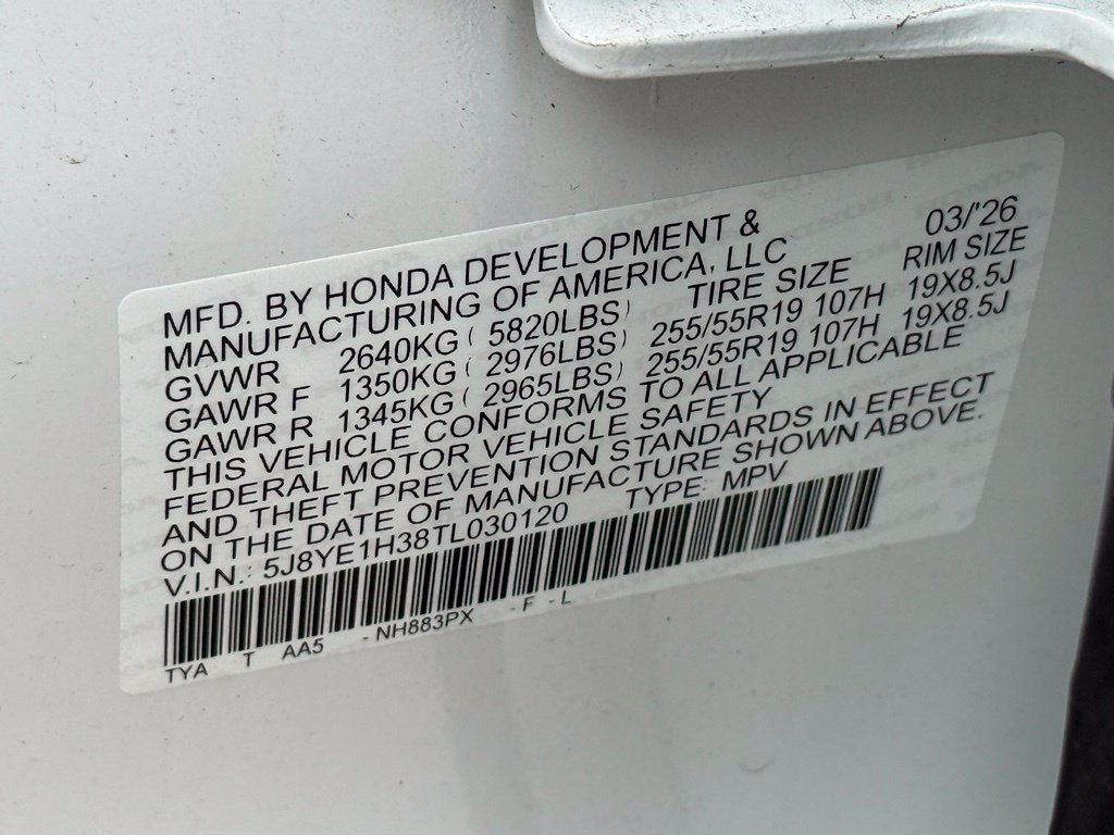 Certified Used 2026 Platinum White Pearl Acura  image 33