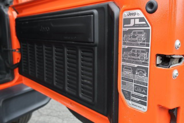 Used 2020 Orange Jeep Unlimited Sahara image 25