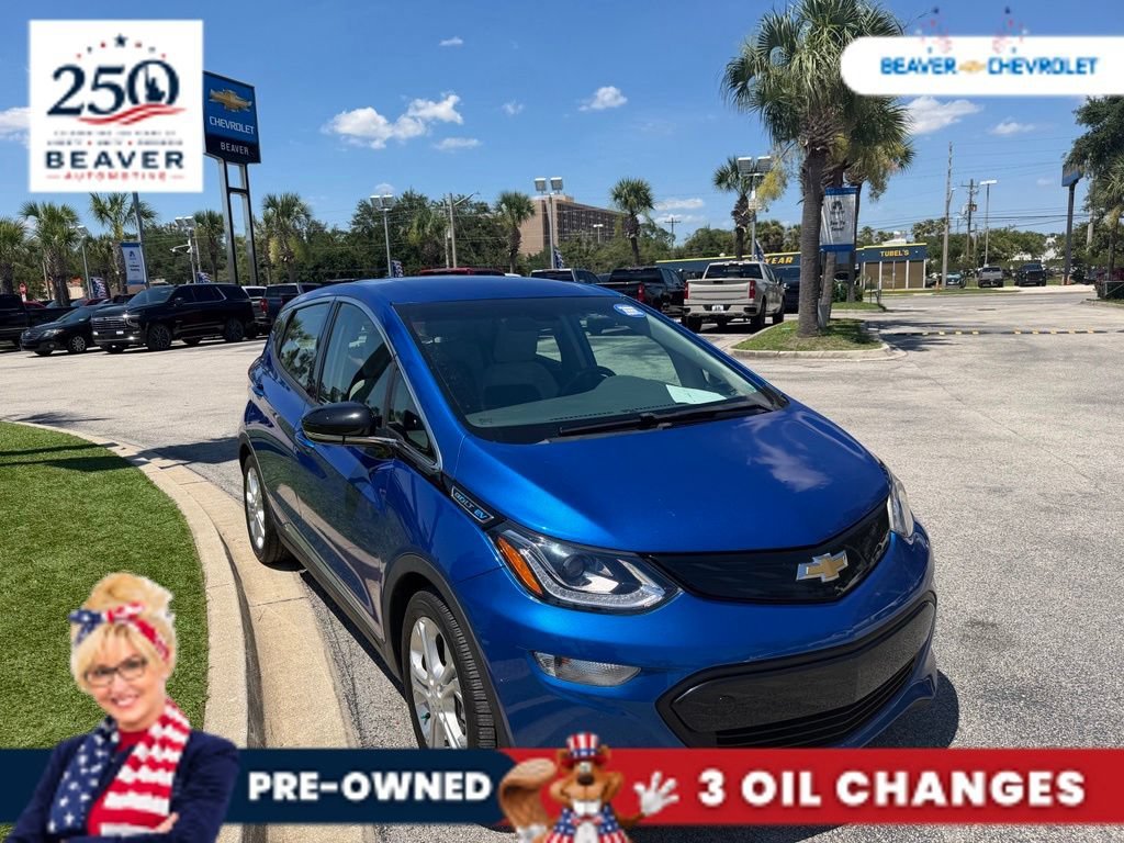 Used 2019 Chevrolet Bolt EV LT with VIN 1G1FY6S02K4101113 for sale in Jacksonville, FL