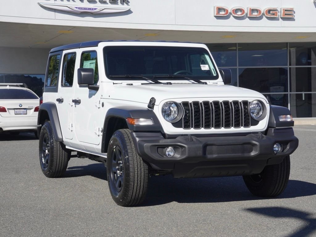 New 2026 Bright White Clear-Coat Exterior Paint Jeep Sport image 1