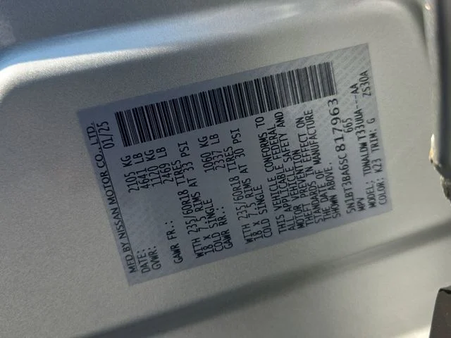 Used 2025 Silver Nissan SV image 35